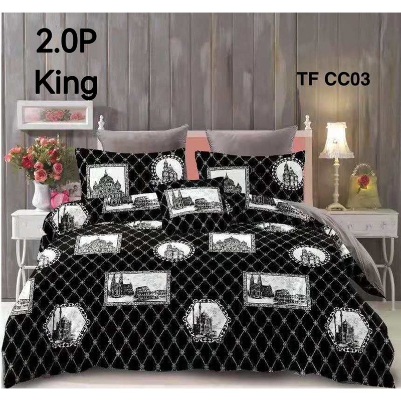 ANGELES DEL HOGAR - Cubre Cama de Verano Quilt KING  TFCC03