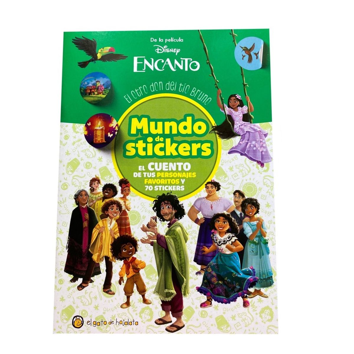 EL GATO DE HOJALATA - Libro  Encanto - Mundo de stickers