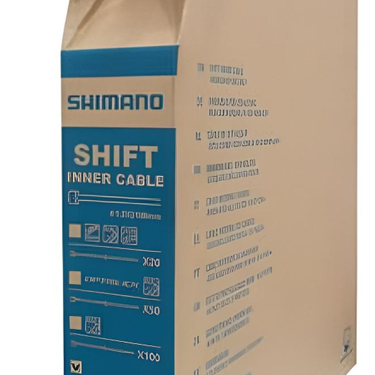 SHIMANO - Cable Cambio Shimano 1.2x2100mm Caja X100 Piezas Acero