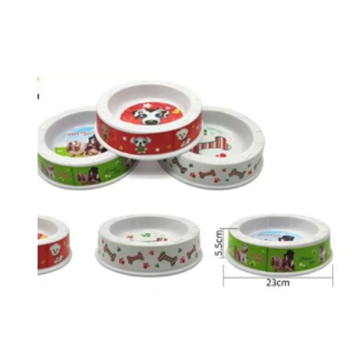 GENERICO - Bowl Para Perro Comida Colores Surtidos 23cm