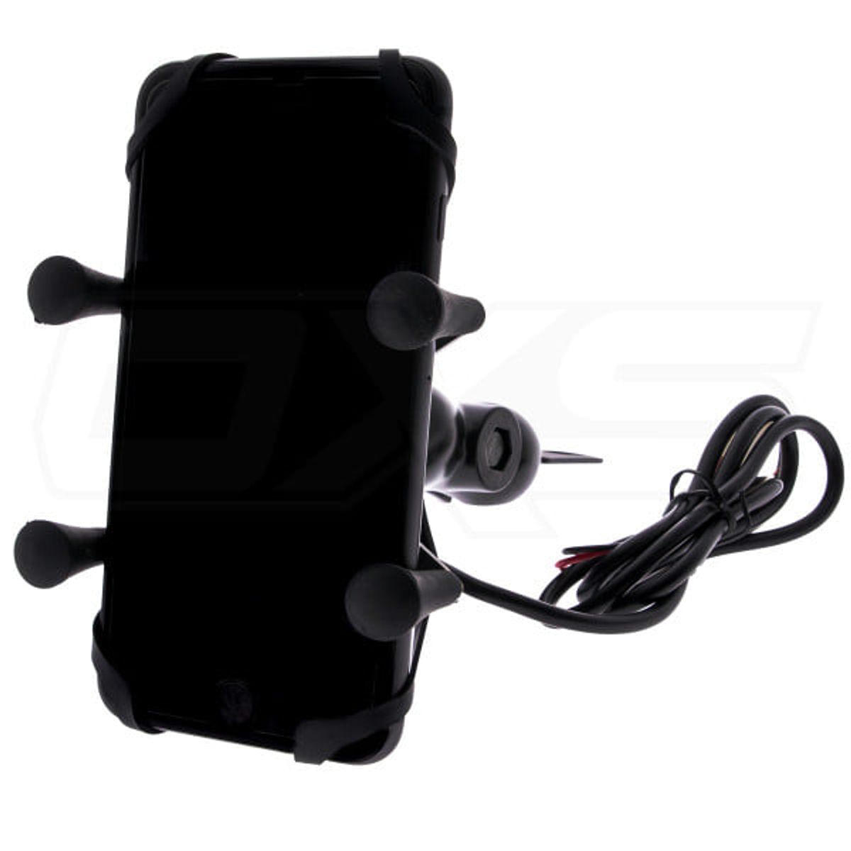 GENERICO - Soporte Para Celular Moto Pro Con Cargador Base Para Espejos