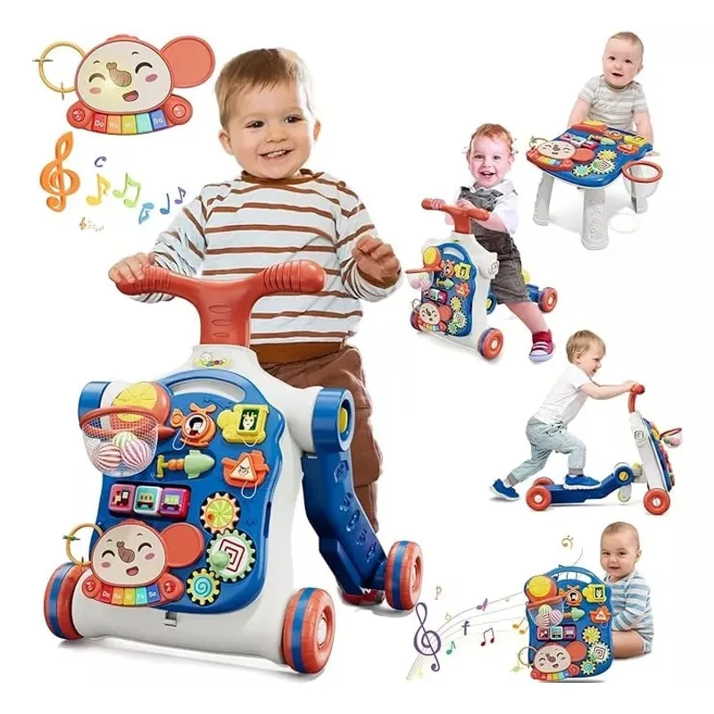 GENERICO - Caminador Andador Scooter Bebe Musical Multifuncional 5 En 1