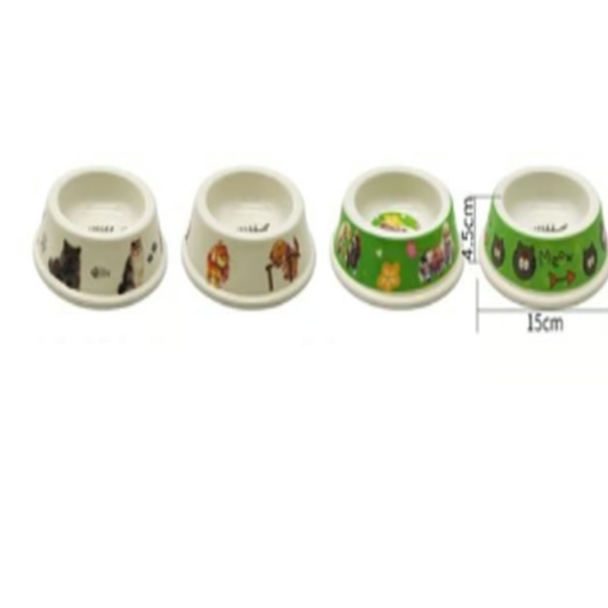 GENERICO - Bowl Para Perro Comida Colores Surtidos 15cm