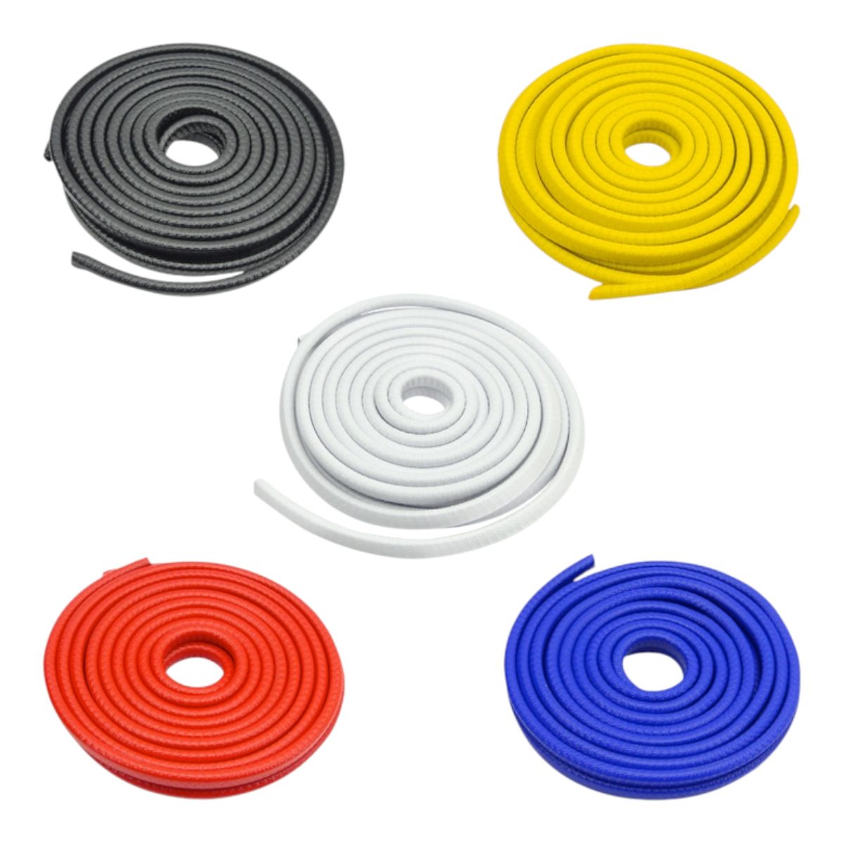 GENERICO - Goma Protectora Para Puertas De Auto 5 Mts Samurai amarillo