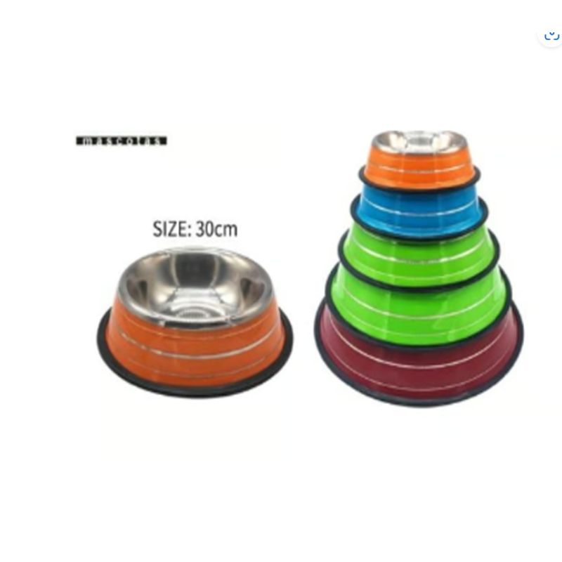 GENERICO - Bowl Para Perro Comida Colores Surtidos 30cm