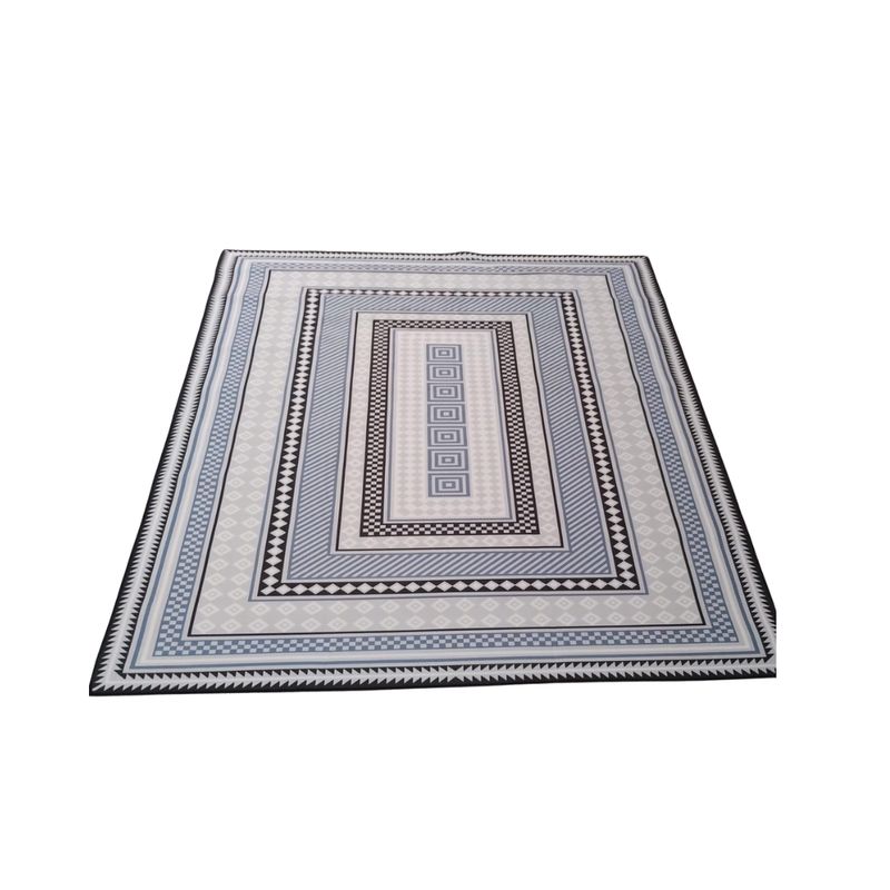GENERICO - Alfombra Moderna Diseño Geométrico 3D Antideslizante 240x200cm