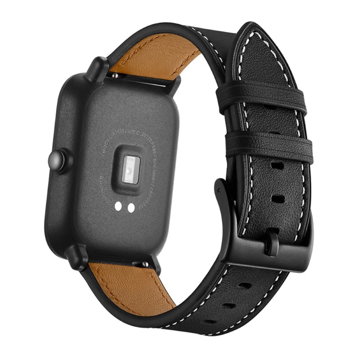 GENERICO - Correa Cuero Para Amazfit Gts  2, 4 mini / Bip 3