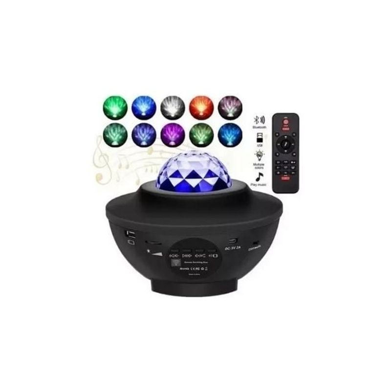 UNIVERSAL - Proyector De Galaxia Estrellas Led Y Sonido Bluetooth