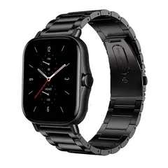 GENERICO - Correa Para Amazfit Bip / Gts 4, 2 ,4 Mini de Acero + Ajustador
