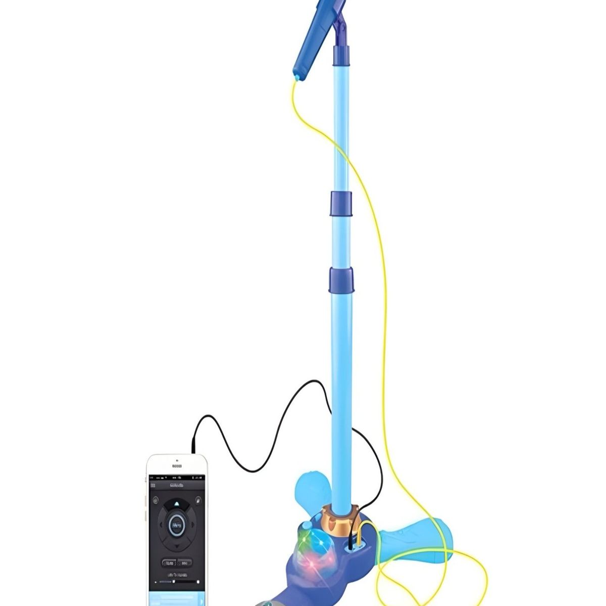 GENERICO - Juguete Micrófono Karaoke Pedestal Luces MP3 27n1