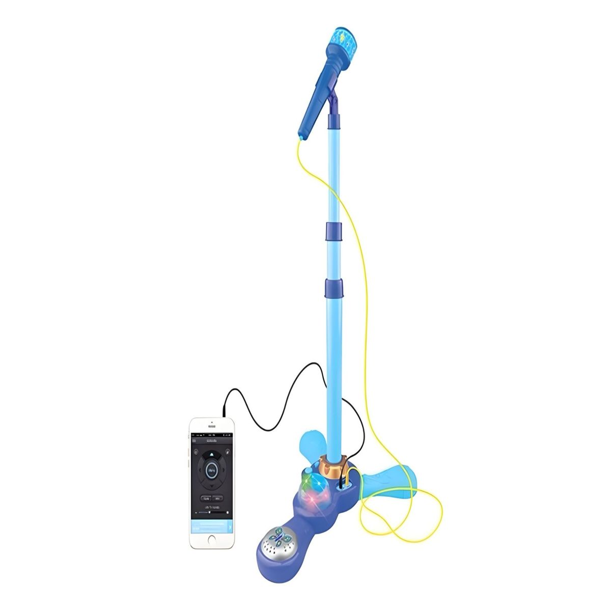 GENERICO - Juguete Micrófono Karaoke Pedestal Luces MP3 27n1