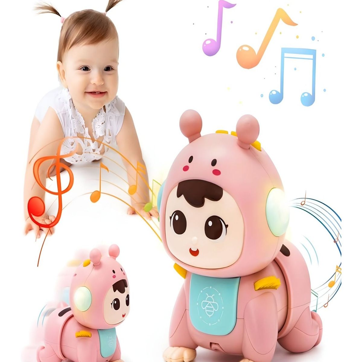 GENERICO - Juguete Didáctico Bebé Gateador Rosa Huanger 28n6