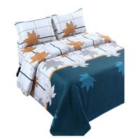 Sábana Super King de 200 Hilos Algodón Suave 1N1