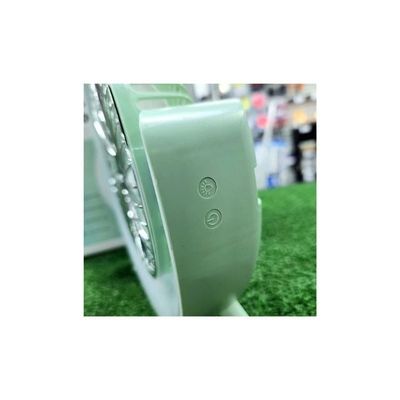 Imagen 2 del producto Mini Ventilador De Escritorio Portátil Recargable Usb Con Luz