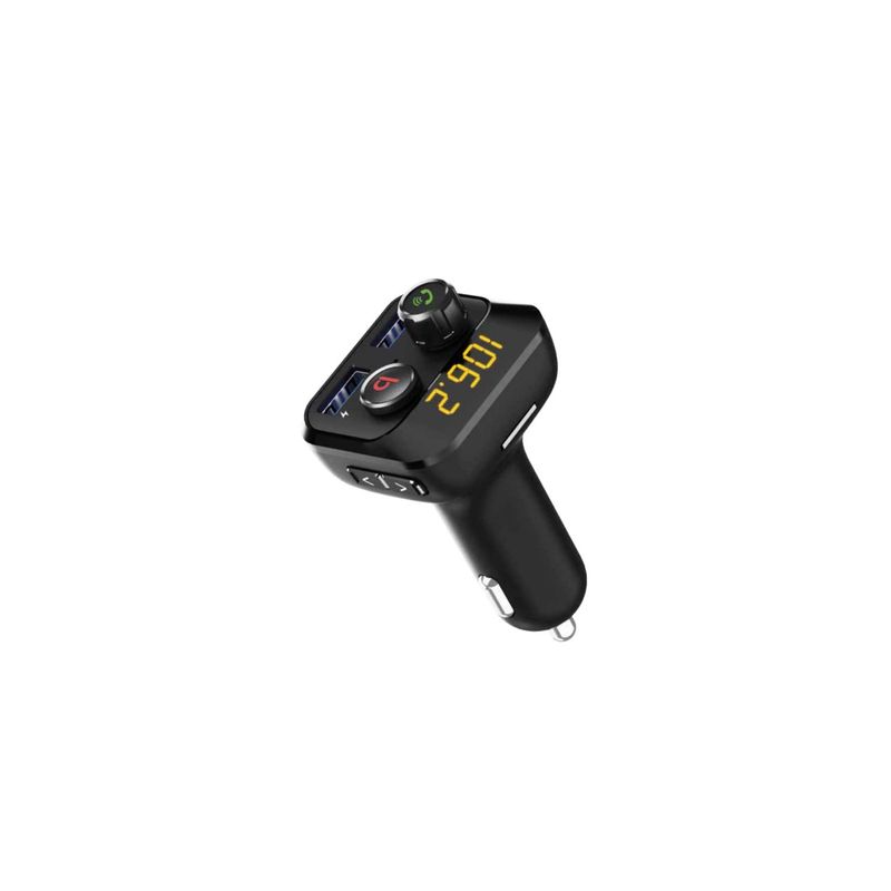 TECNOLAB - Transmisor Fm Bluetooth 5.0 Auto Con Botón Bass - SC