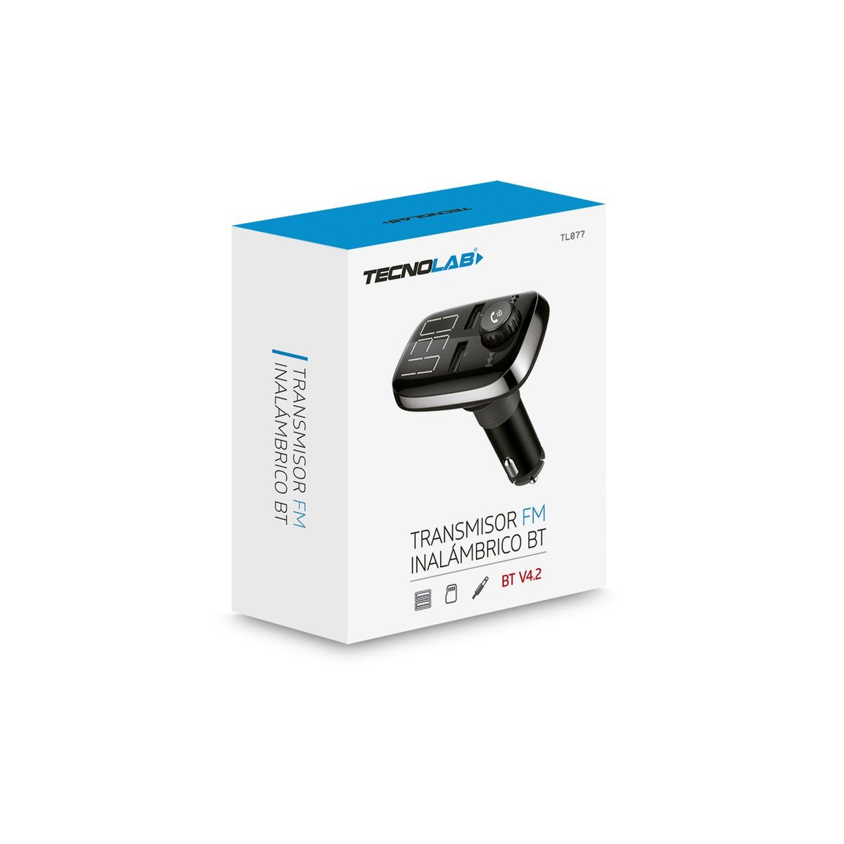 TECNOLAB - Transmisor Fm Autos Bluetooth 4.2 - SC