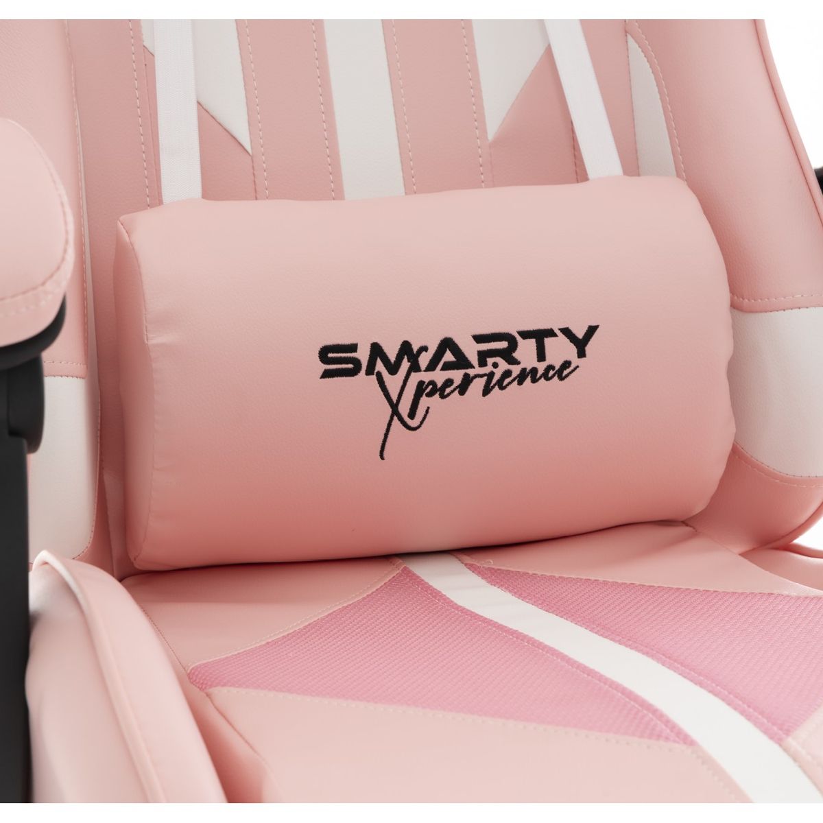 SMARTY XPERIENCE - Silla Gamer Smarty Xperience Rosada Ergonómica Y Reclinable