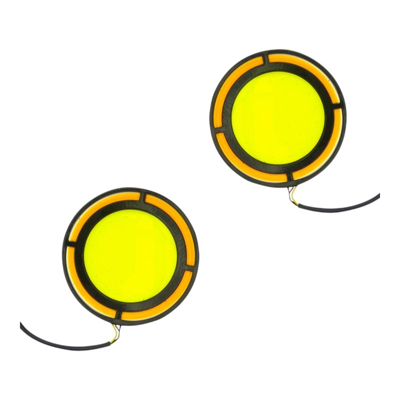 GENERICO - 4x Neblinero LED COB Redondo 12Watt 12Volt