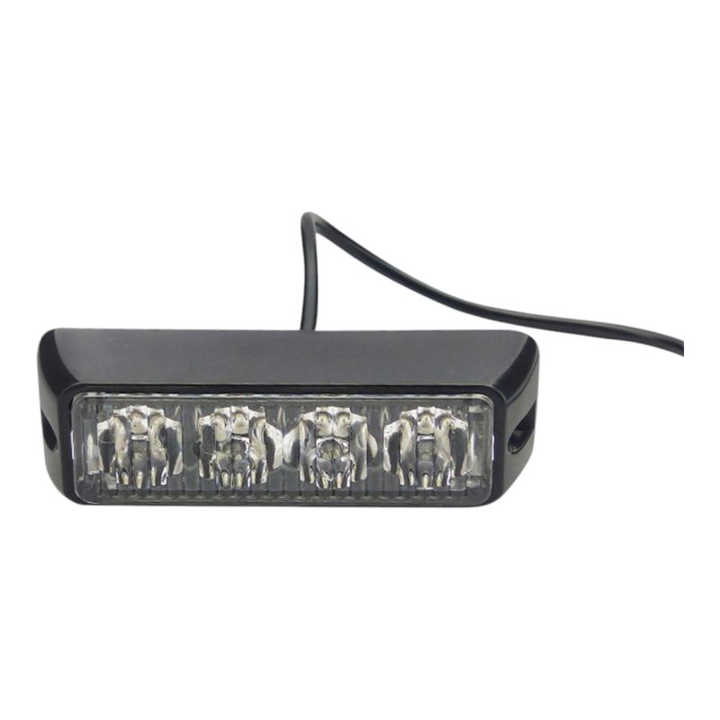 GENERICO - Luz De 4 LED Con Efecto Strobo 12-24 Volt