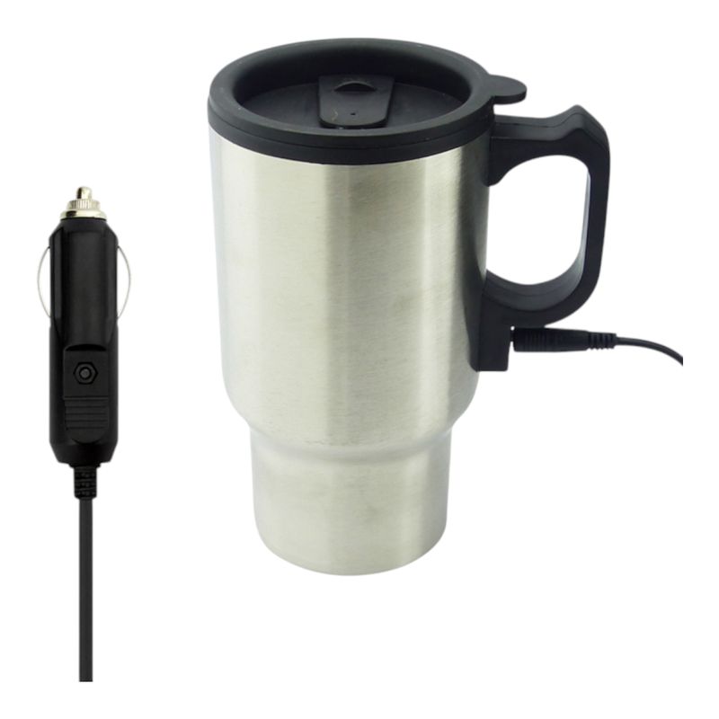 GENERICO - Vaso Termico 480 Ml De Aluminio Para Auto