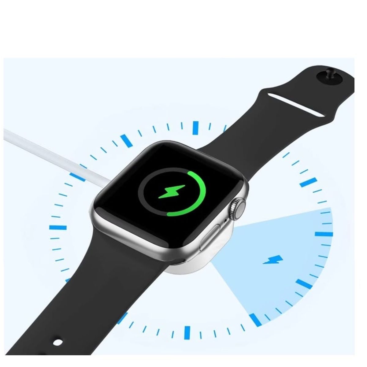 GENERICO - Cargador Compatible Apple Watch Serie 11, 10, 8, 7 Calidad
