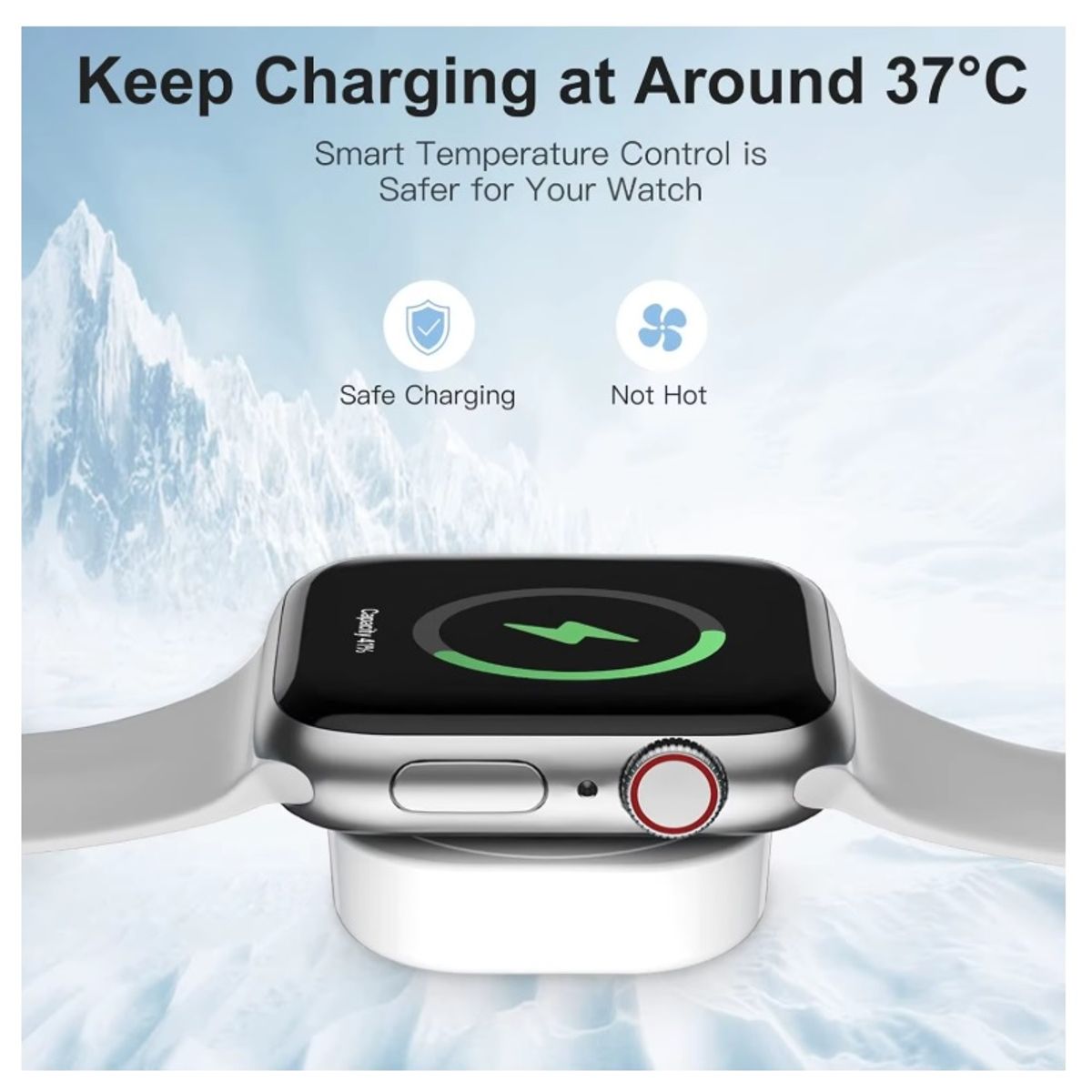 GENERICO - Cargador Compatible Apple Watch Serie 11, 10, 8, 7 Calidad