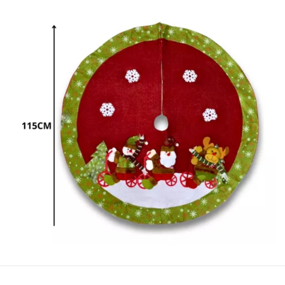 GENERICO - Pie De Arbol Decoracion Navidad Faldon  Navideño 115cm