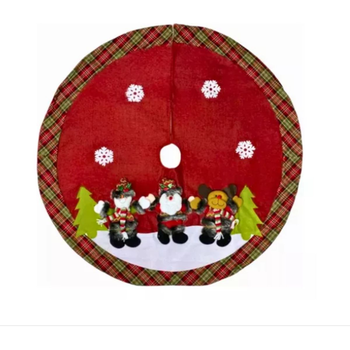 GENERICO - Pie De Arbol Decoracion Navidad Faldon Arbol Navideño 115cm