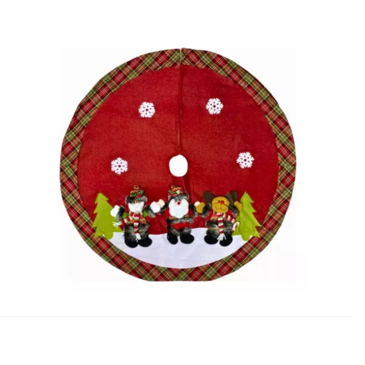 GENERICO - Pie De Arbol Decoracion Navidad Faldon Arbol Navideño 115cm