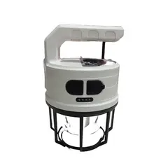 GENERICO - Farol y linterna recargable led con gancho para colgar