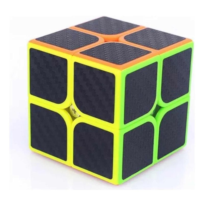 GENERICO - Cubo Rubik 2x2 Versión De Fibra De Carbono