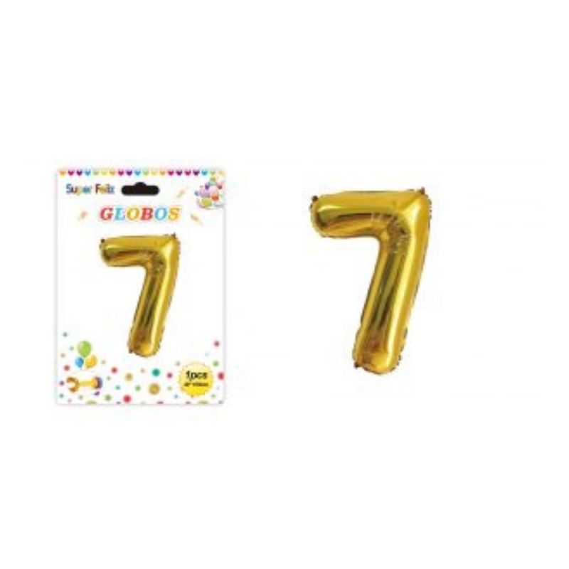 GENERICO - GLOBOS DE NUMERO 1 PCS