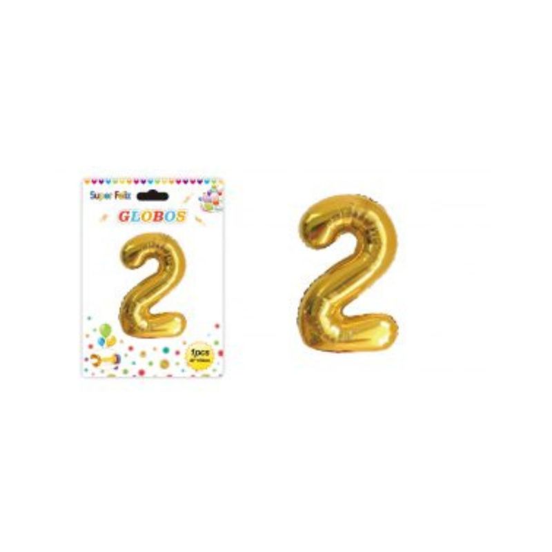 GENERICO - GLOBOS DE NUMERO 1 PCS