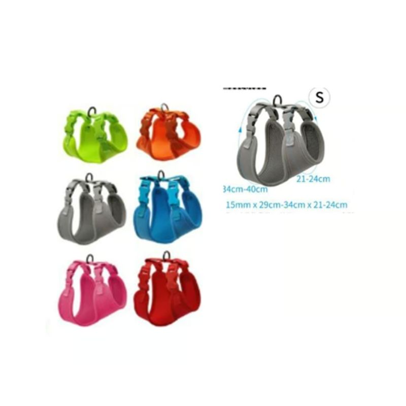 GENERICO - Arnes Pechera Para Perro Talla S Color Rojo