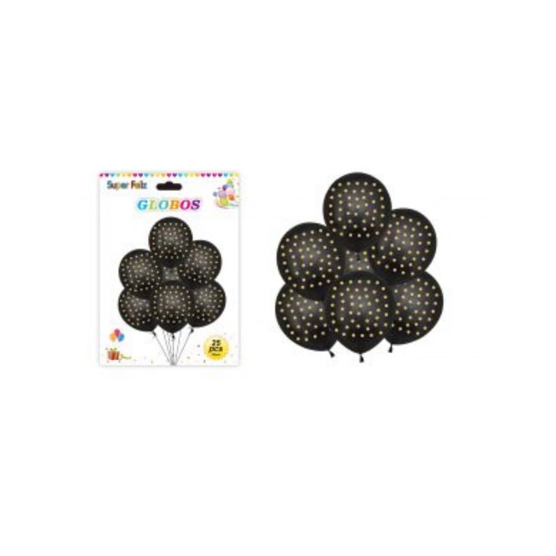GENERICO - GLOBOS LUNARES 25 PCS 30 CM