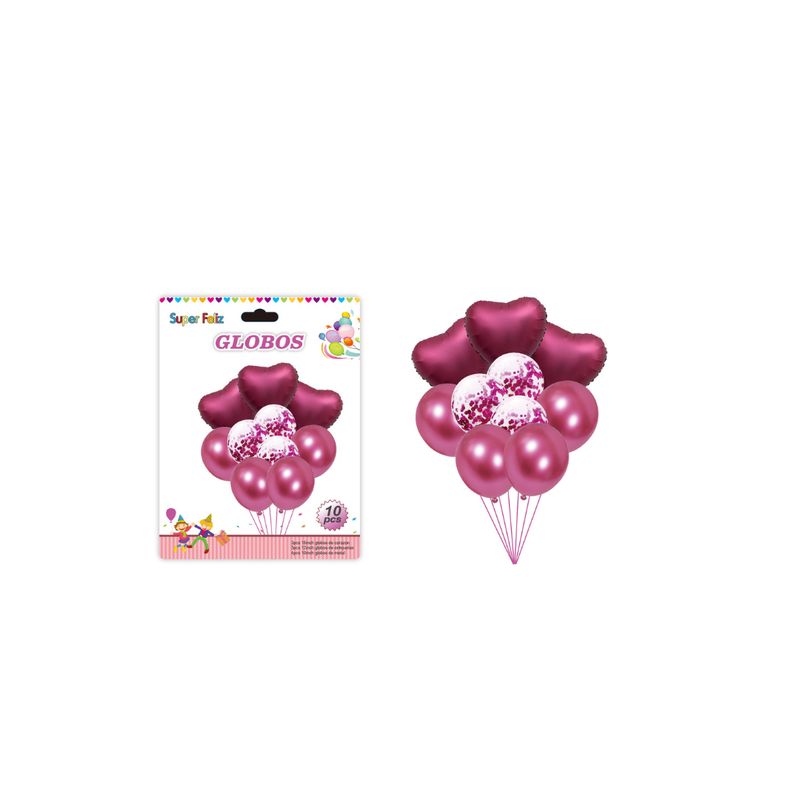 GENERICO - GLOBOS VARIADOS 10 PCS