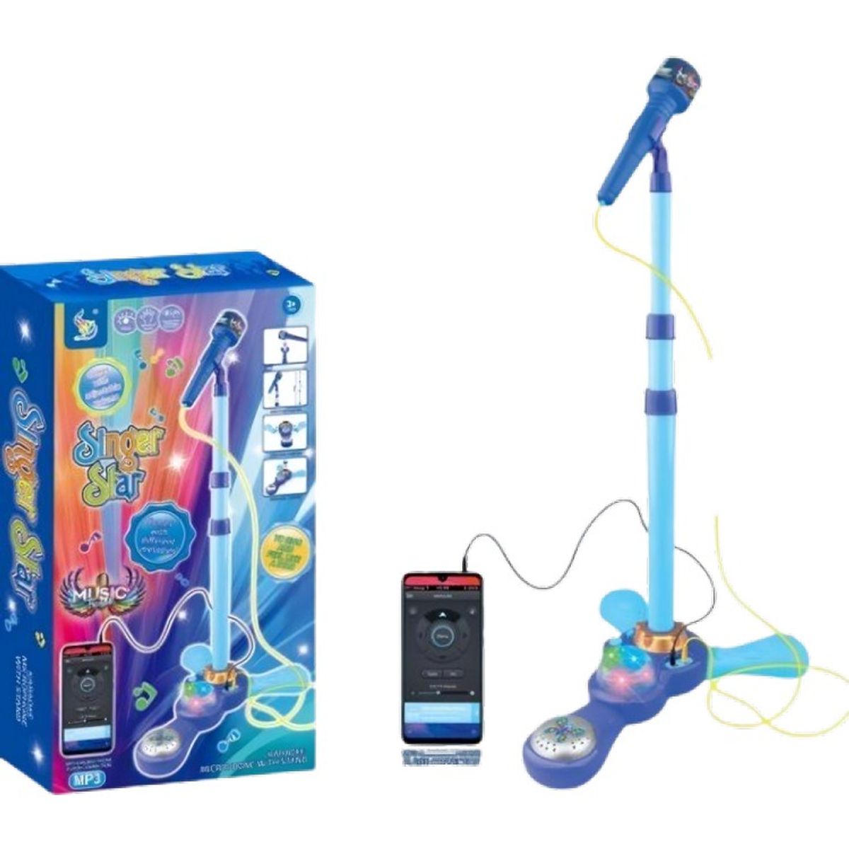 OEM - Microfono simple azul modelo HD-8913