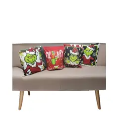 GENERICO - Set 4 Fundas Cojín Navidad 40x40cm Surtidas 24o1