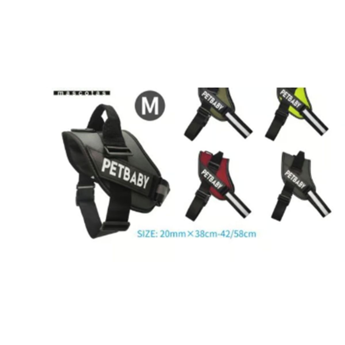 GENERICO - Arnes Pechera Para Perro Talla M Color Rojo