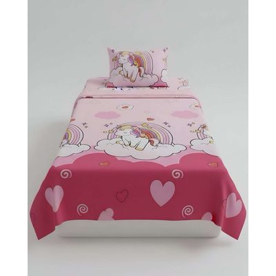 Imagen 2 del producto JUEGO DE SABANA DE NIÑA INFANTIL PLAZA Y MEDIA 3 PCS