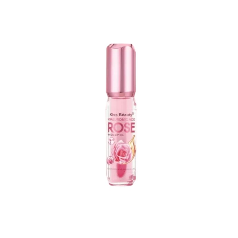 KISS BEAUTY - BRILLO LABIAL MAGICO DE ROSAS