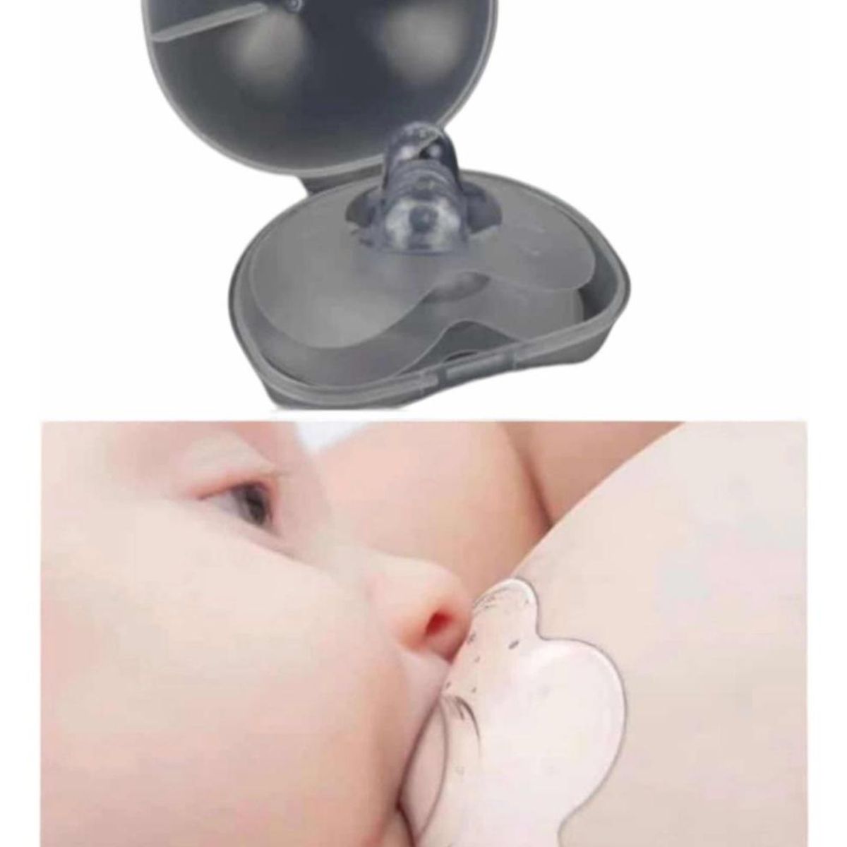 GENERICO - Protector Pezon De Silicona De Lactancia Para Amamantar 2und