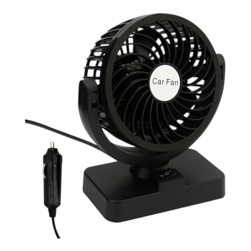 GENERICO - Ventilador Con Base Para Auto 12V