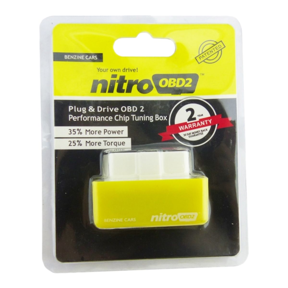 GENERICO - Chip OBD2 Auto Aumentador Potencia Y Torque Motor Bencinero