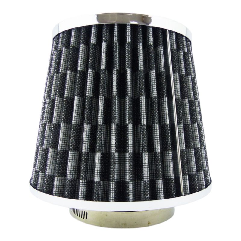 RACING - Filtro De Aire Para Auto Racing Grande gris blanco
