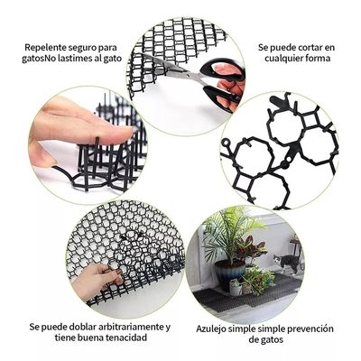 Imagen 2 del producto 10 Alfombrillas De Miedo Para Gatos, Jardín, Antigato, Tiras