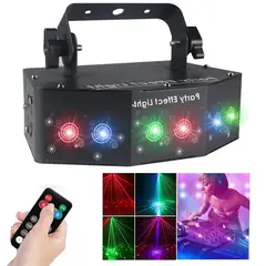 KUANGYE - Luz De Discoteca, Luces DMX Con 6 lentes LED RGB