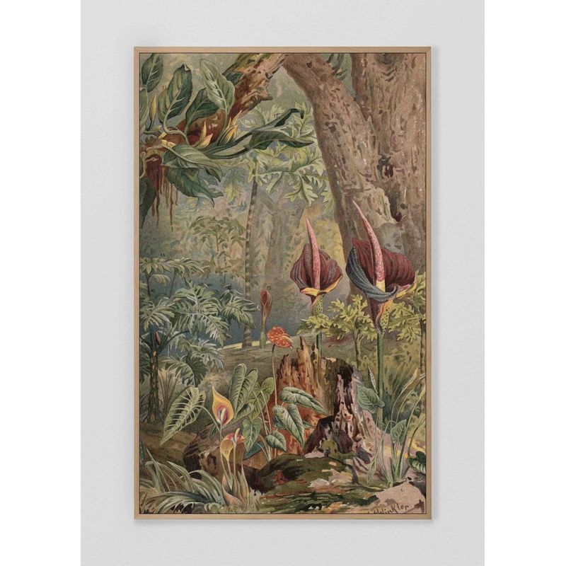 GENERICO - Cuadro Decorativo Set Cuadros Mural jungla