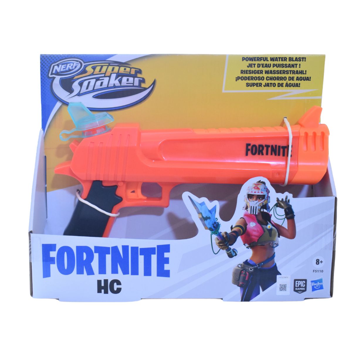 NERF - Pistola Nerf Fortnite HC Blaster Lanza Agua