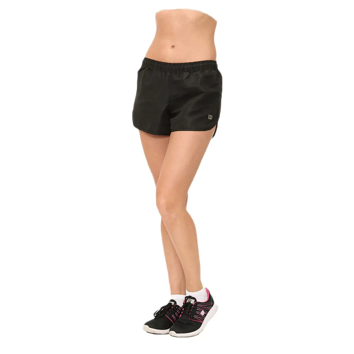 WILSON - Short Wilson Microfibra Dama Negro